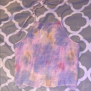 Tie Dye Halter Top